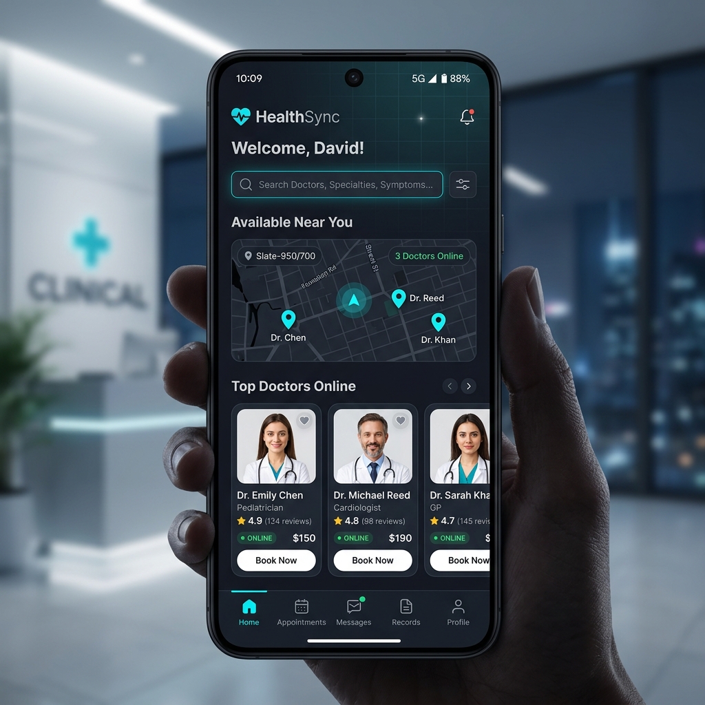 Qure Now project interface preview